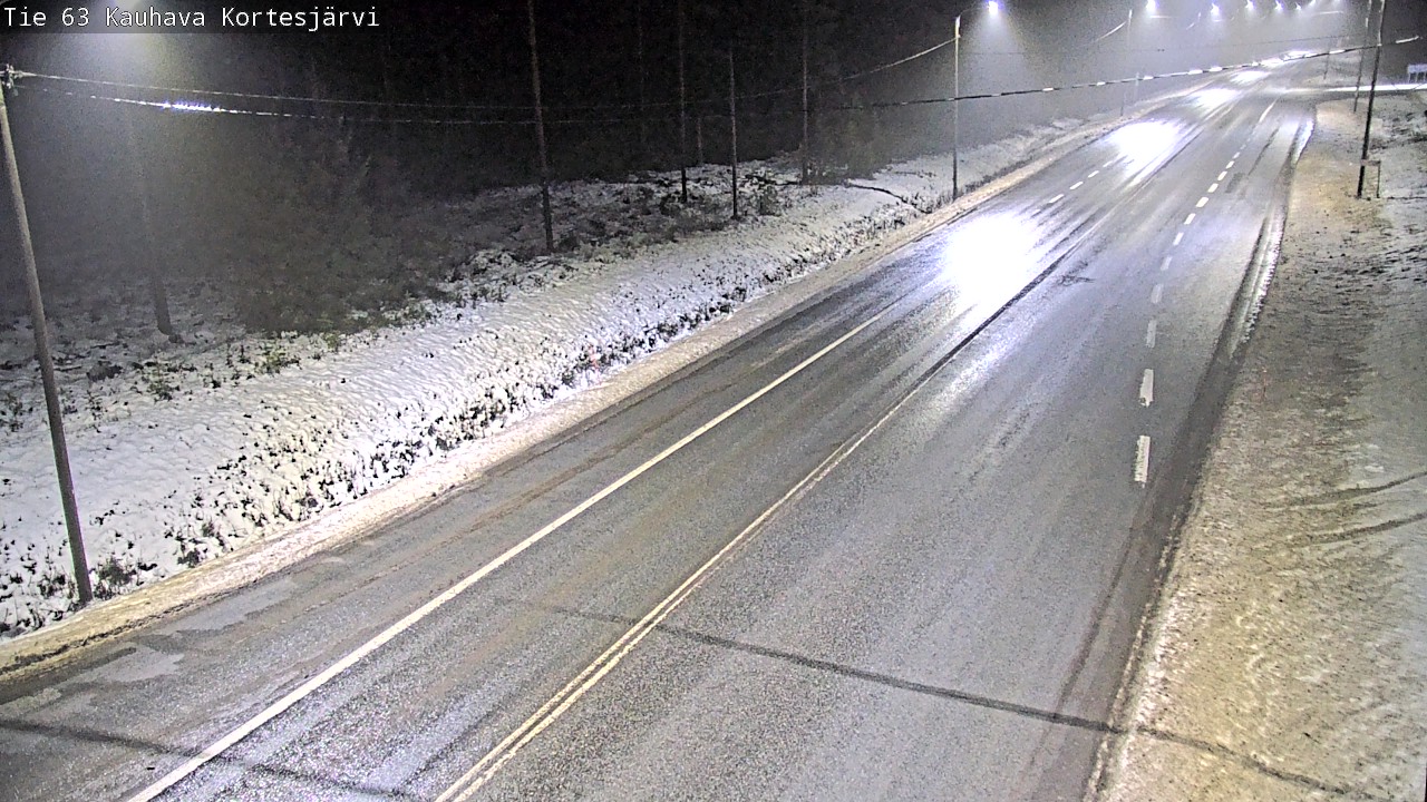 Weather Camera Image Road 63 Kauhava Kortesjärvi, Kauhava, Etelä-Pohjanmaa