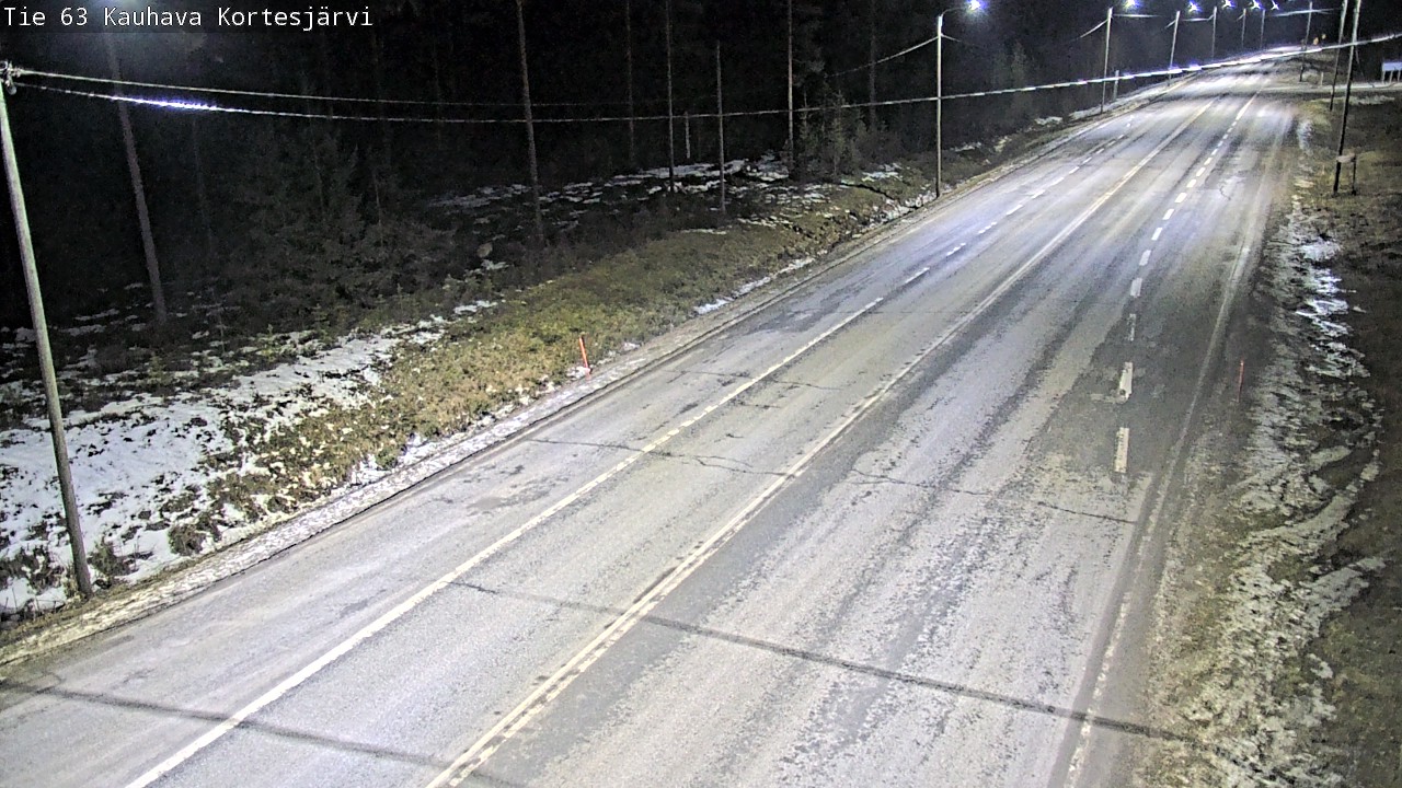 Weather Camera Image Road 63 Kauhava Kortesjärvi, Kauhava, Etelä-Pohjanmaa