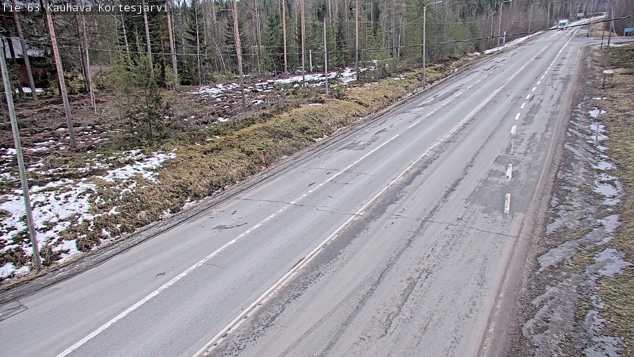 Weather Camera Image Road 63 Kauhava Kortesjärvi, Kauhava, Etelä-Pohjanmaa