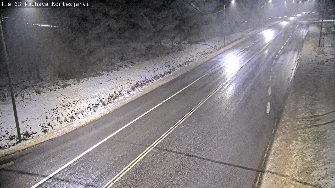 Weather Camera Image Road 63 Kauhava Kortesjärvi, Kauhava, Etelä-Pohjanmaa