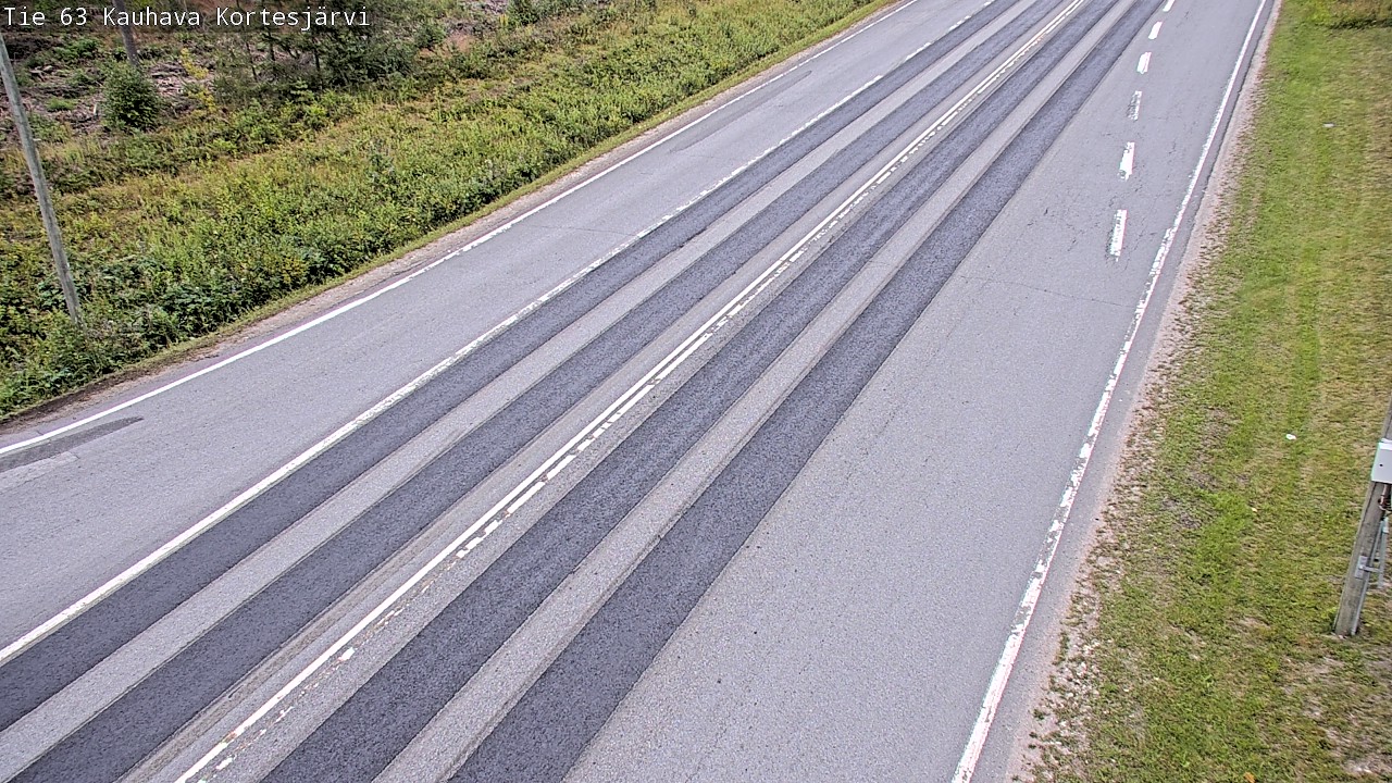 Weather Camera Image Road 63 Kauhava Kortesjärvi, Kauhava, Etelä-Pohjanmaa