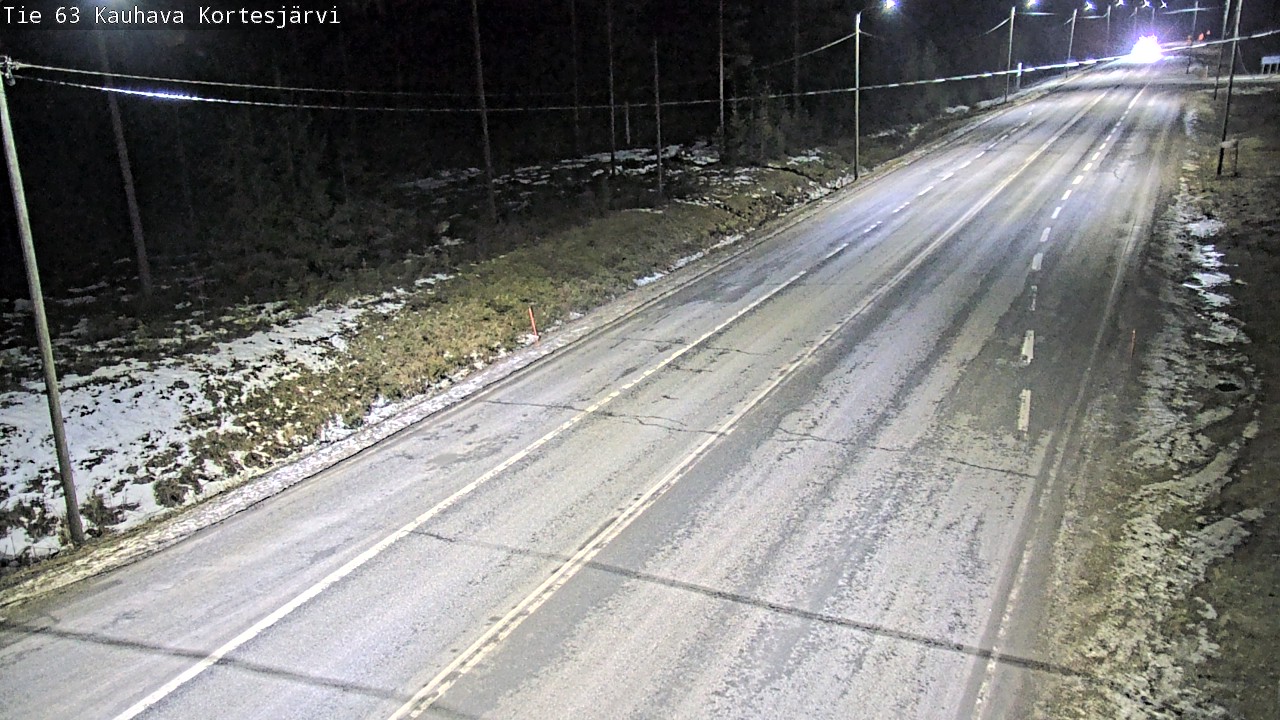 Weather Camera Image Road 63 Kauhava Kortesjärvi, Kauhava, Etelä-Pohjanmaa