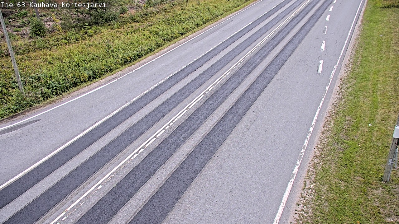 Weather Camera Image Road 63 Kauhava Kortesjärvi, Kauhava, Etelä-Pohjanmaa