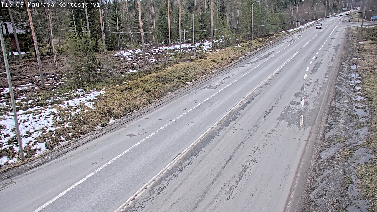 Weather Camera Image Road 63 Kauhava Kortesjärvi, Kauhava, Etelä-Pohjanmaa