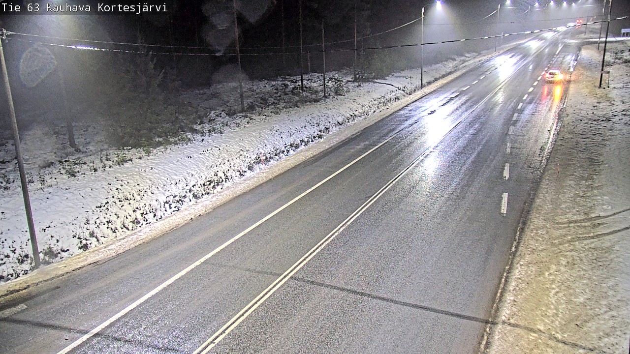 Weather Camera Image Road 63 Kauhava Kortesjärvi, Kauhava, Etelä-Pohjanmaa
