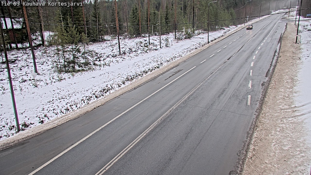 Weather Camera Image Road 63 Kauhava Kortesjärvi, Kauhava, Etelä-Pohjanmaa