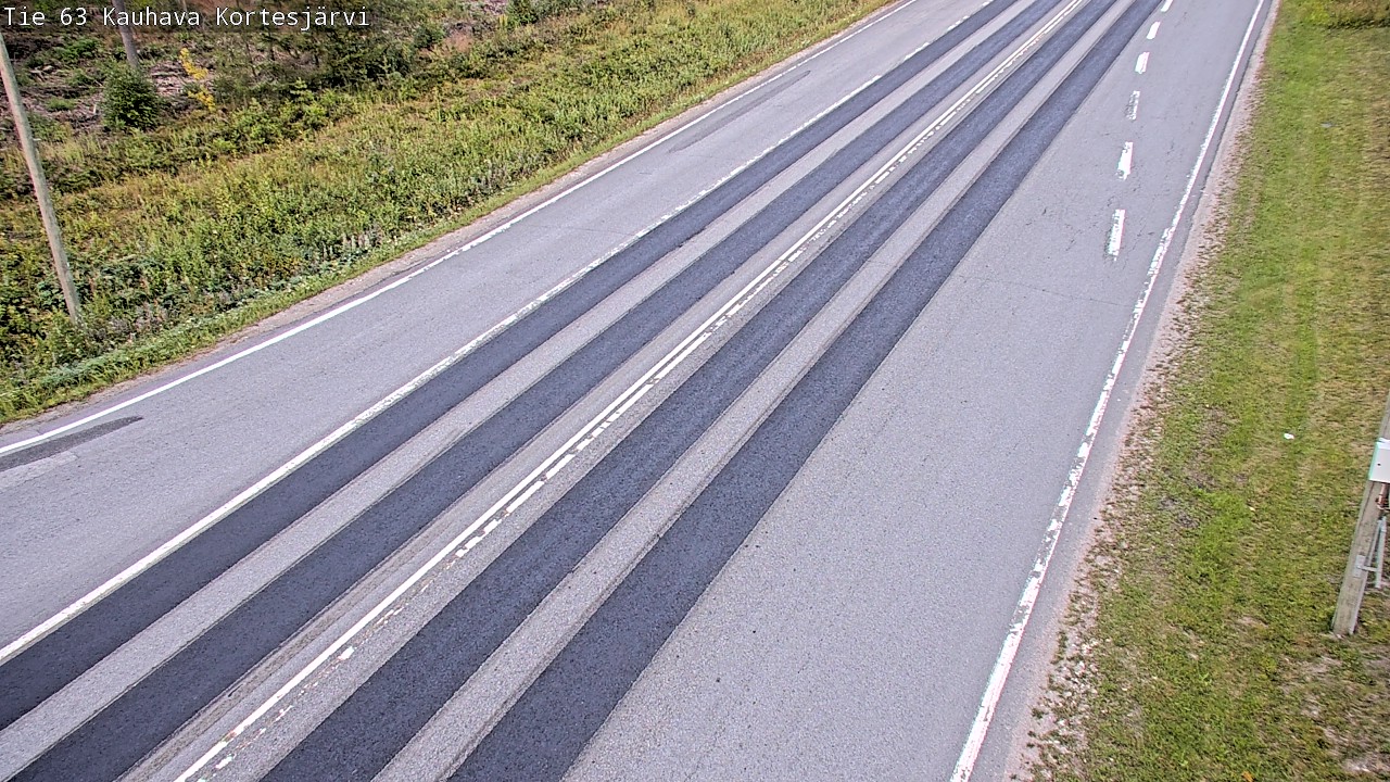 Weather Camera Image Road 63 Kauhava Kortesjärvi, Kauhava, Etelä-Pohjanmaa