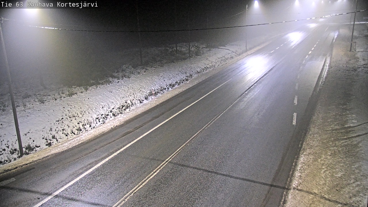 Weather Camera Image Road 63 Kauhava Kortesjärvi, Kauhava, Etelä-Pohjanmaa