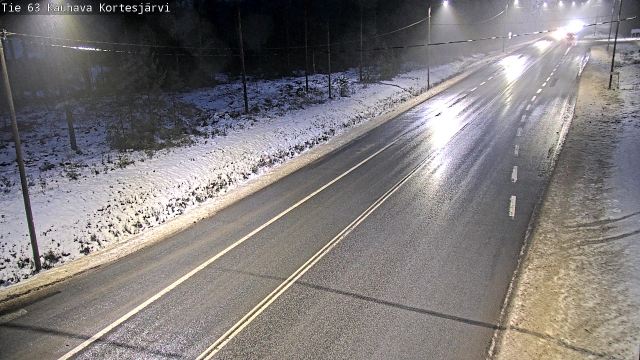 Weather Camera Image Road 63 Kauhava Kortesjärvi, Kauhava, Etelä-Pohjanmaa