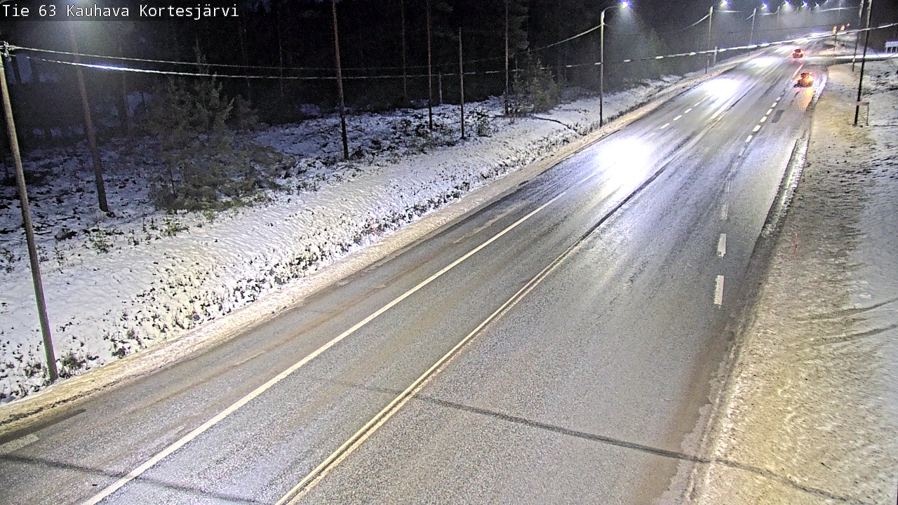 Weather Camera Image Road 63 Kauhava Kortesjärvi, Kauhava, Etelä-Pohjanmaa