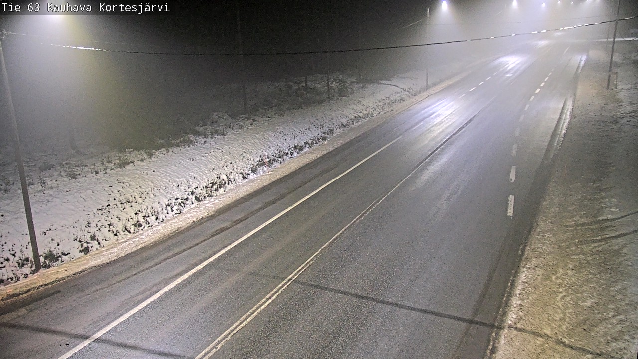 Weather Camera Image Road 63 Kauhava Kortesjärvi, Kauhava, Etelä-Pohjanmaa