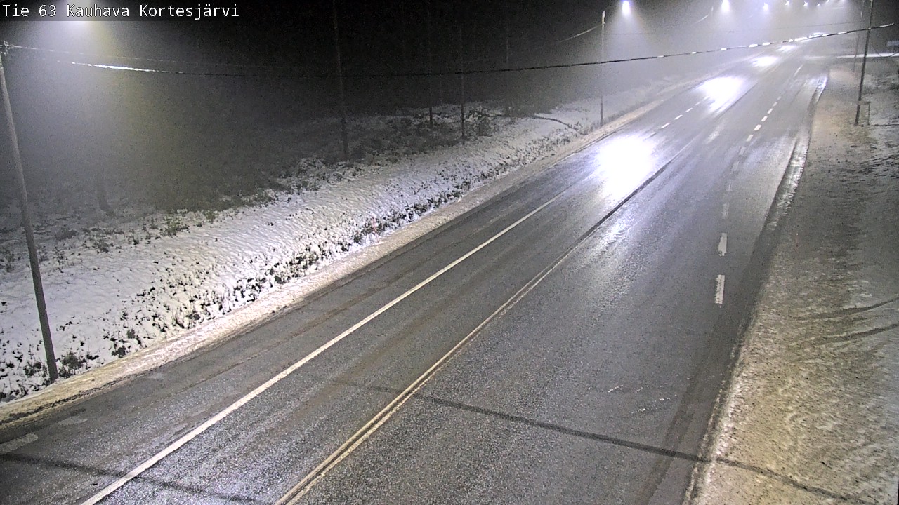 Weather Camera Image Road 63 Kauhava Kortesjärvi, Kauhava, Etelä-Pohjanmaa