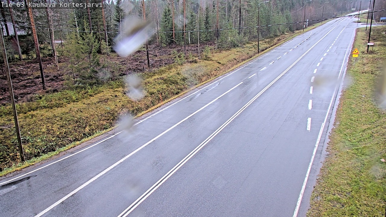 Weather Camera Image Road 63 Kauhava Kortesjärvi, Kauhava, Etelä-Pohjanmaa