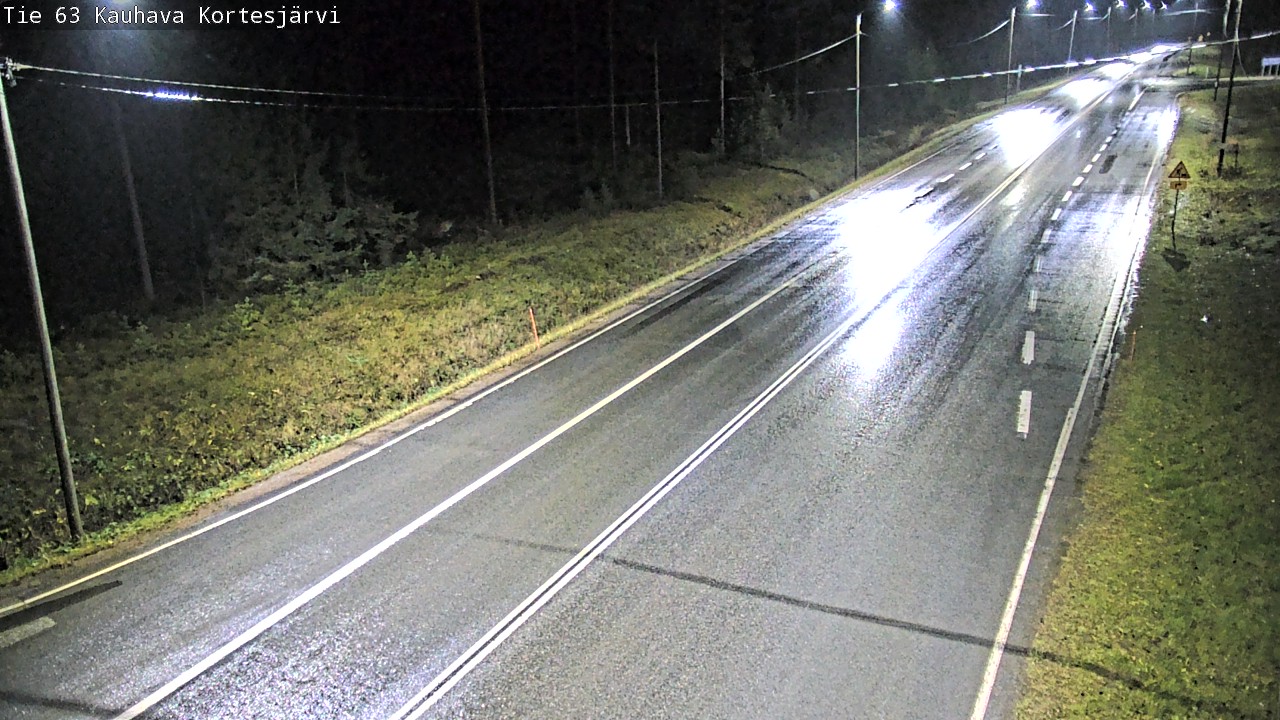 Weather Camera Image Road 63 Kauhava Kortesjärvi, Kauhava, Etelä-Pohjanmaa