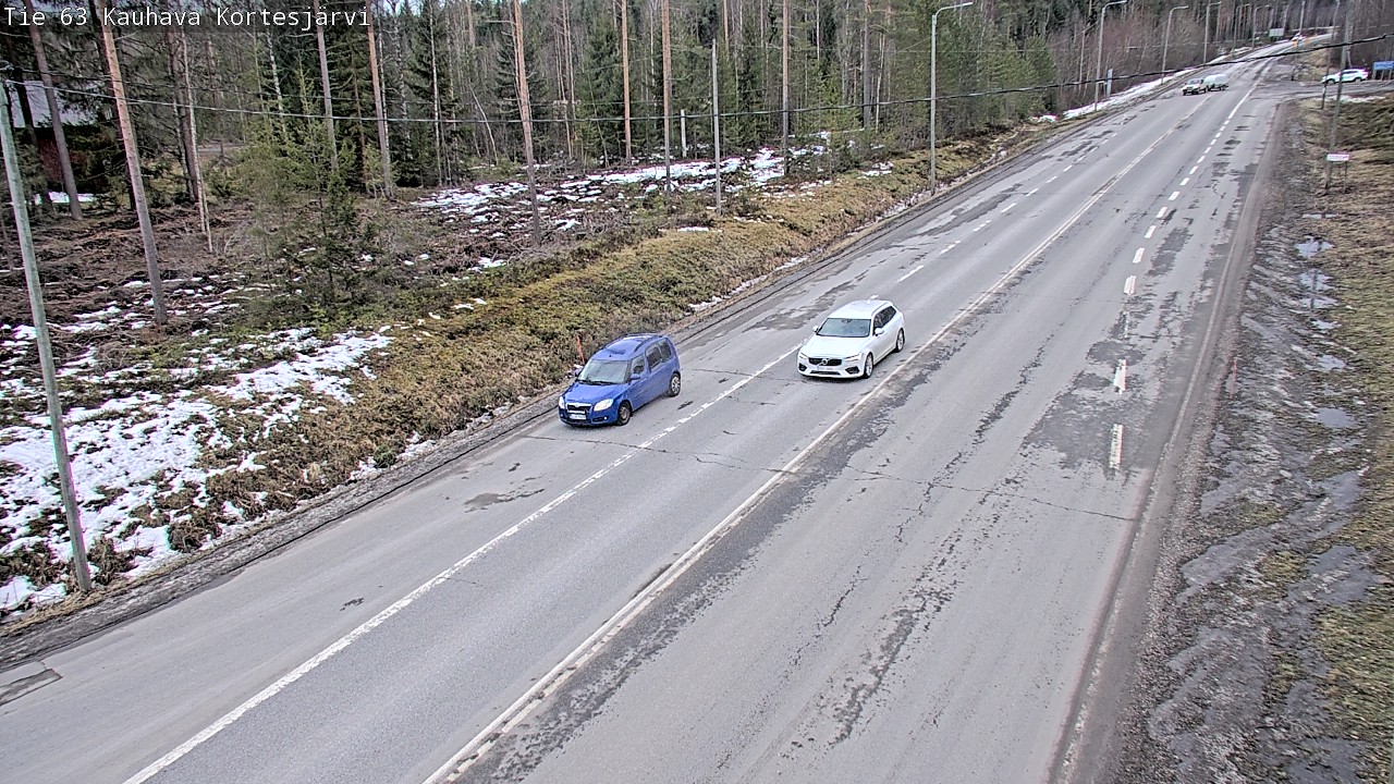 Weather Camera Image Road 63 Kauhava Kortesjärvi, Kauhava, Etelä-Pohjanmaa
