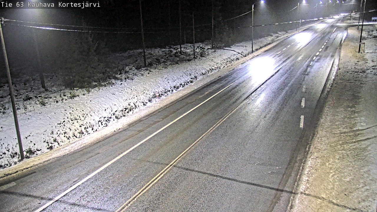 Weather Camera Image Road 63 Kauhava Kortesjärvi, Kauhava, Etelä-Pohjanmaa