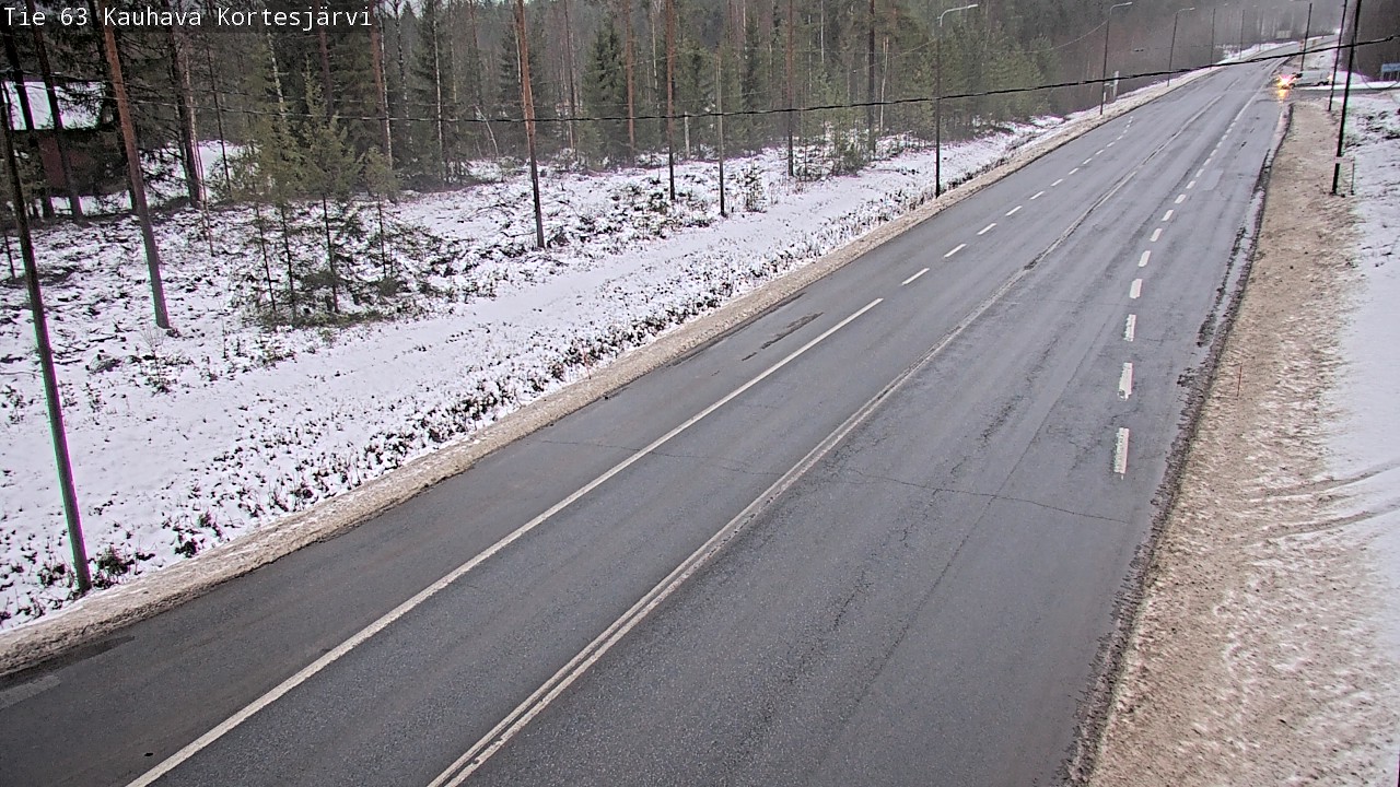 Weather Camera Image Road 63 Kauhava Kortesjärvi, Kauhava, Etelä-Pohjanmaa