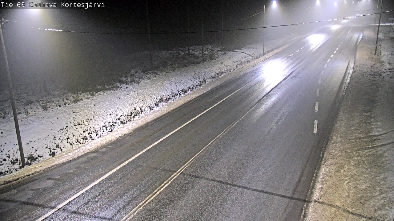 Weather Camera Image Road 63 Kauhava Kortesjärvi, Kauhava, Etelä-Pohjanmaa
