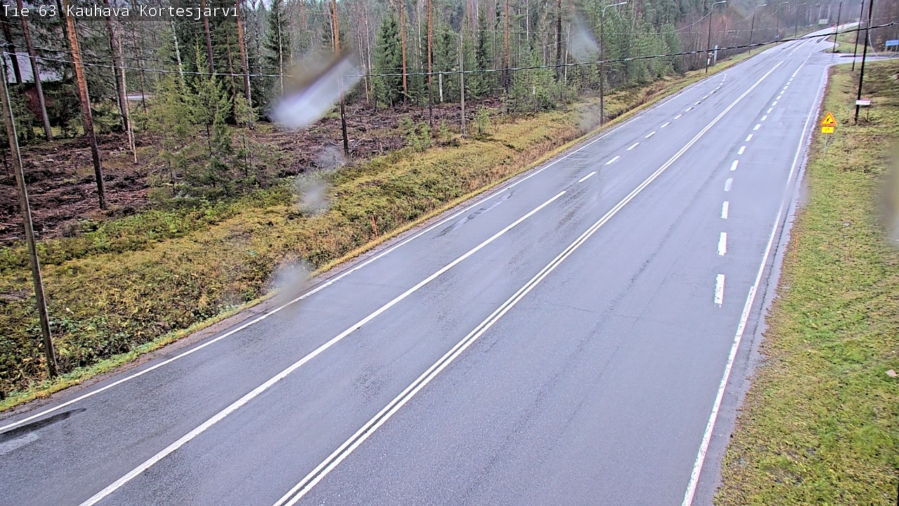 Weather Camera Image Road 63 Kauhava Kortesjärvi, Kauhava, Etelä-Pohjanmaa