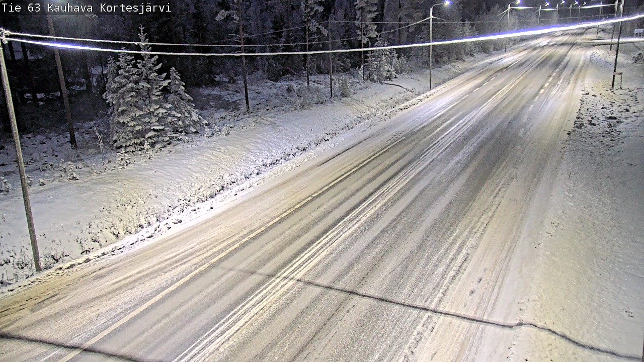 Weather Camera Image Road 63 Kauhava Kortesjärvi, Kauhava, Etelä-Pohjanmaa