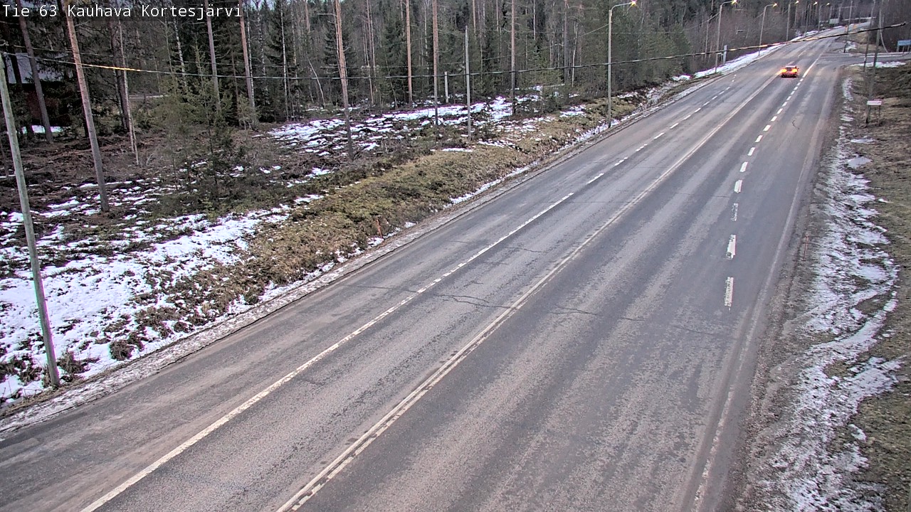 Weather Camera Image Road 63 Kauhava Kortesjärvi, Kauhava, Etelä-Pohjanmaa