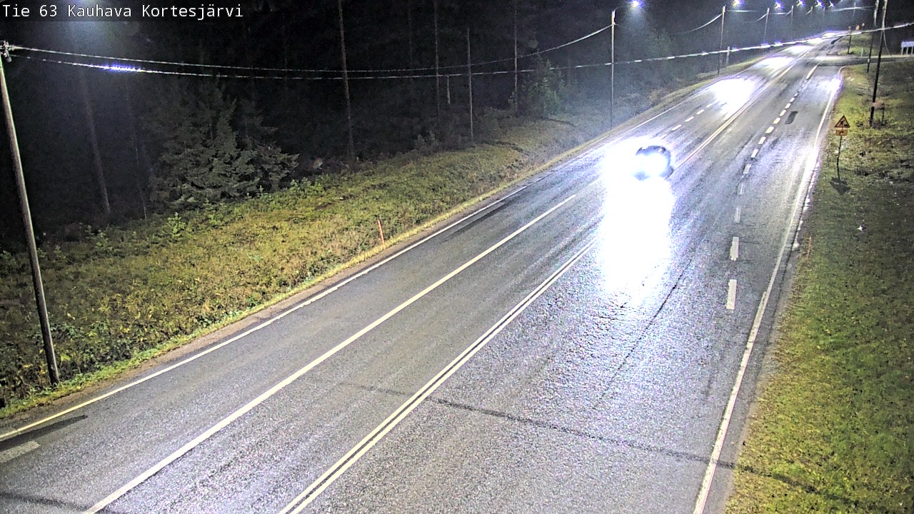Weather Camera Image Road 63 Kauhava Kortesjärvi, Kauhava, Etelä-Pohjanmaa