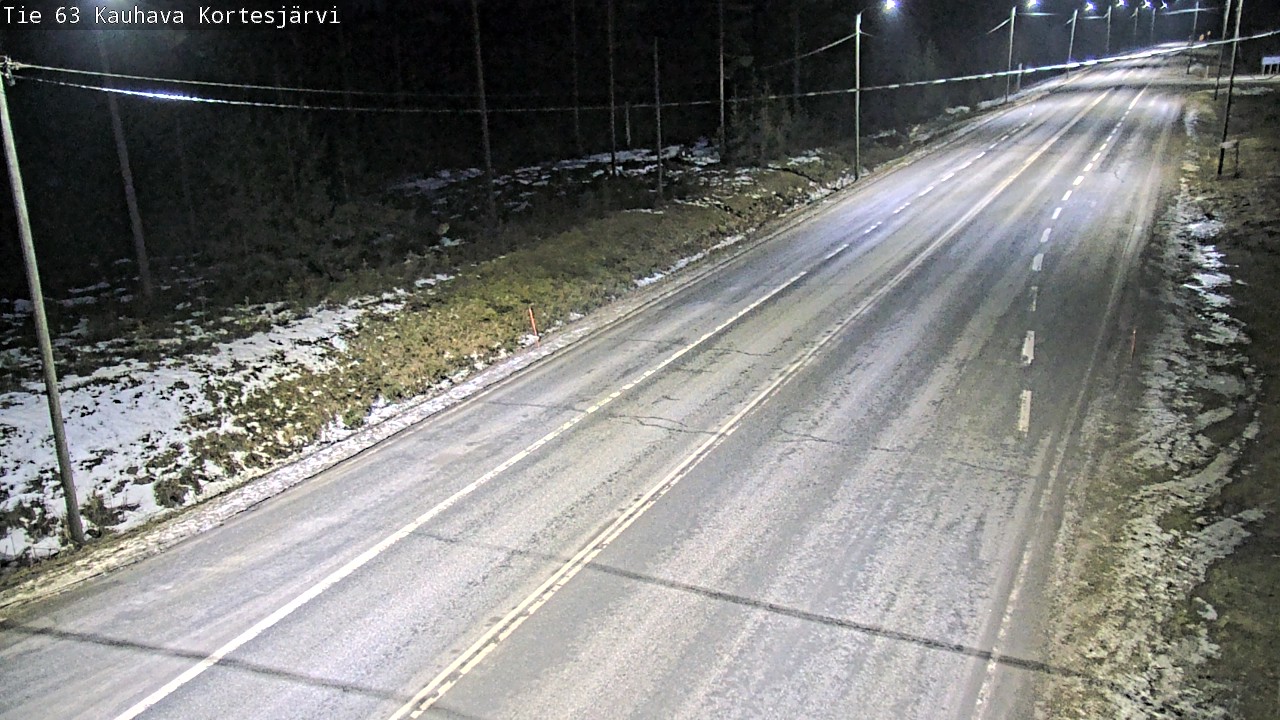 Weather Camera Image Road 63 Kauhava Kortesjärvi, Kauhava, Etelä-Pohjanmaa