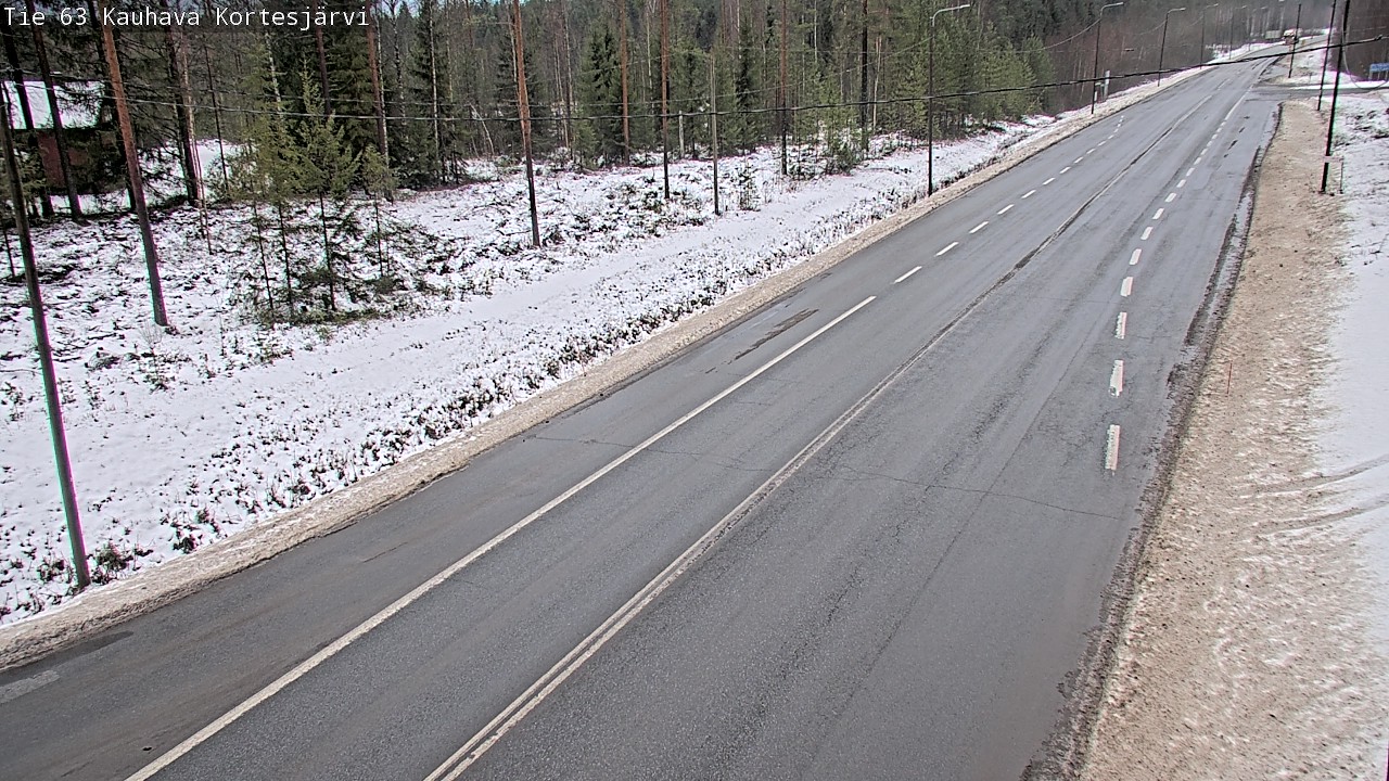 Weather Camera Image Road 63 Kauhava Kortesjärvi, Kauhava, Etelä-Pohjanmaa