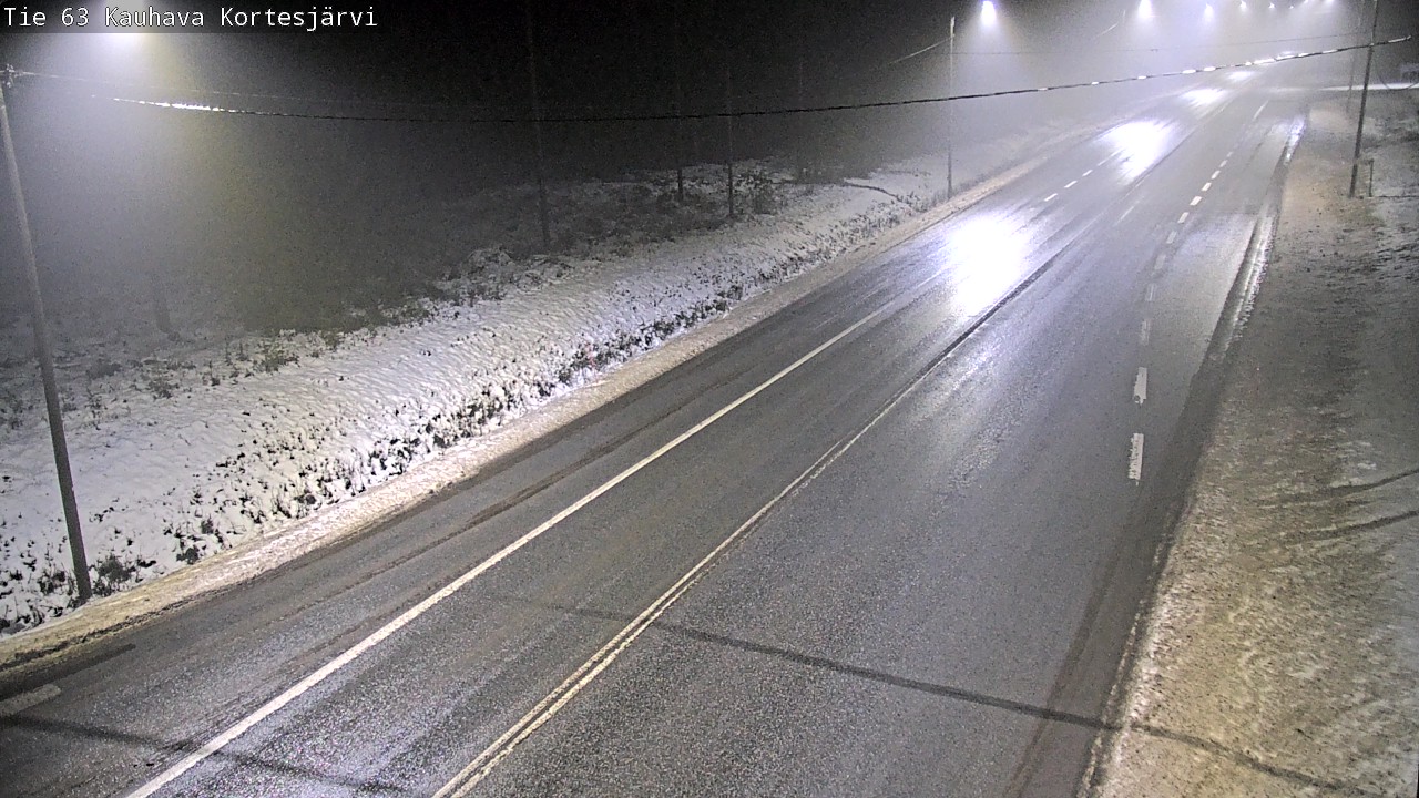 Weather Camera Image Road 63 Kauhava Kortesjärvi, Kauhava, Etelä-Pohjanmaa