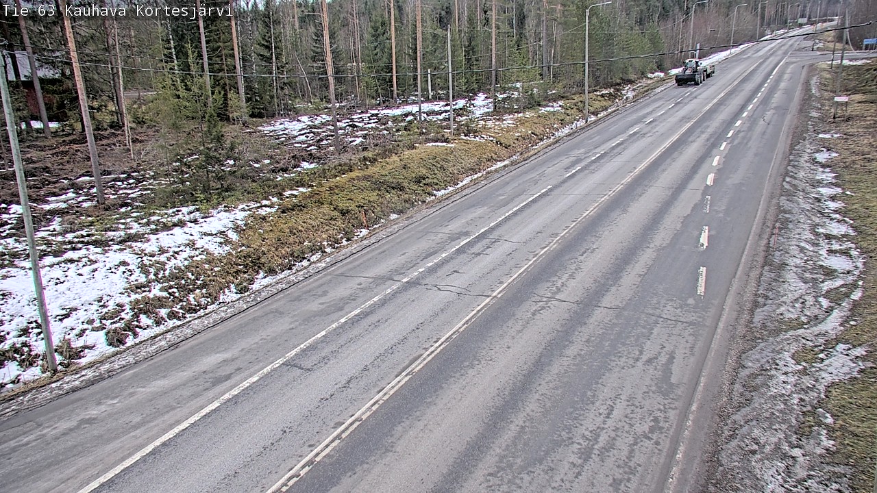 Weather Camera Image Road 63 Kauhava Kortesjärvi, Kauhava, Etelä-Pohjanmaa
