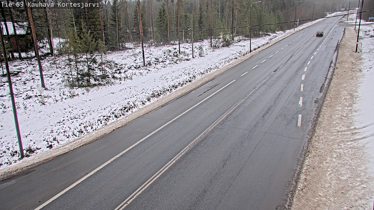 Weather Camera Image Road 63 Kauhava Kortesjärvi, Kauhava, Etelä-Pohjanmaa