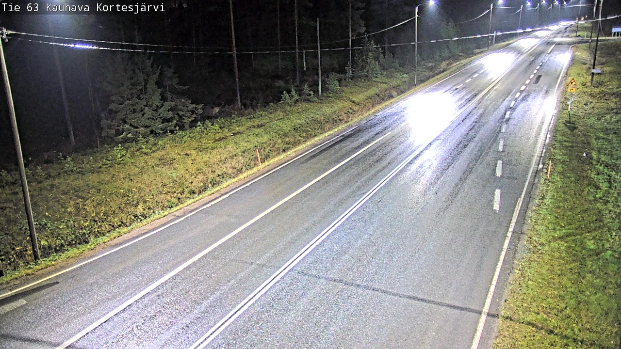 Weather Camera Image Road 63 Kauhava Kortesjärvi, Kauhava, Etelä-Pohjanmaa