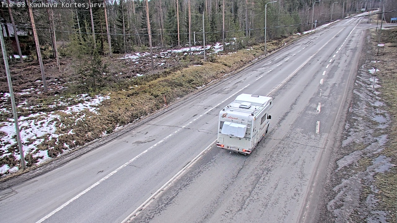 Weather Camera Image Road 63 Kauhava Kortesjärvi, Kauhava, Etelä-Pohjanmaa