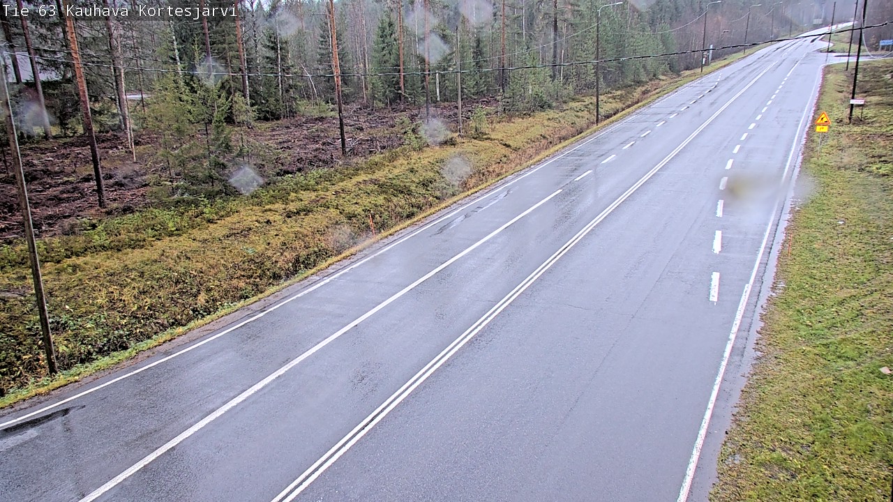 Weather Camera Image Road 63 Kauhava Kortesjärvi, Kauhava, Etelä-Pohjanmaa