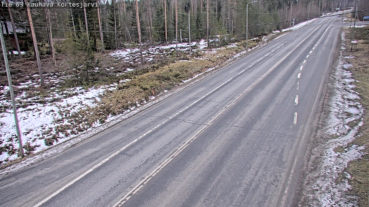 Weather Camera Image Road 63 Kauhava Kortesjärvi, Kauhava, Etelä-Pohjanmaa