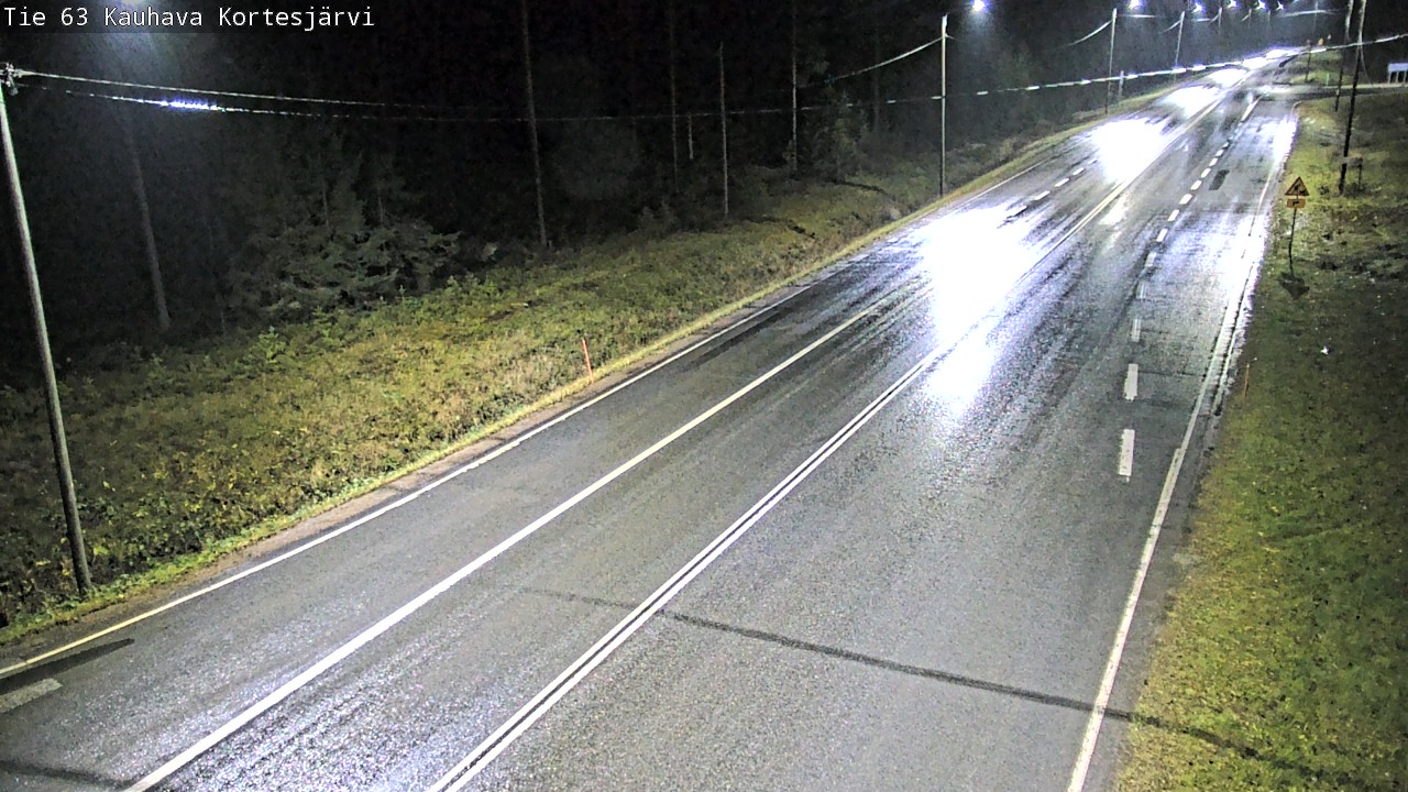 Weather Camera Image Road 63 Kauhava Kortesjärvi, Kauhava, Etelä-Pohjanmaa