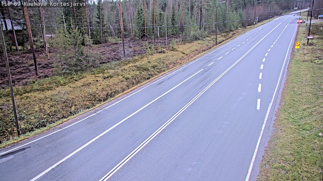 Weather Camera Image Road 63 Kauhava Kortesjärvi, Kauhava, Etelä-Pohjanmaa