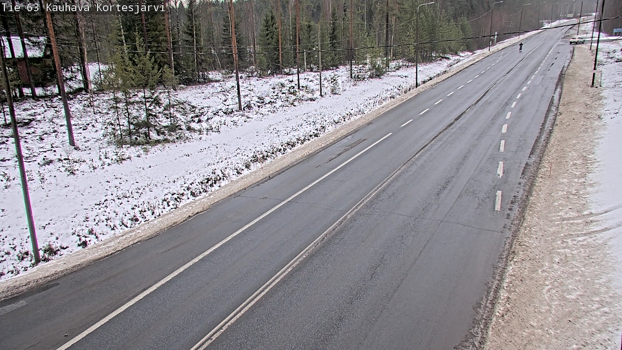 Weather Camera Image Road 63 Kauhava Kortesjärvi, Kauhava, Etelä-Pohjanmaa