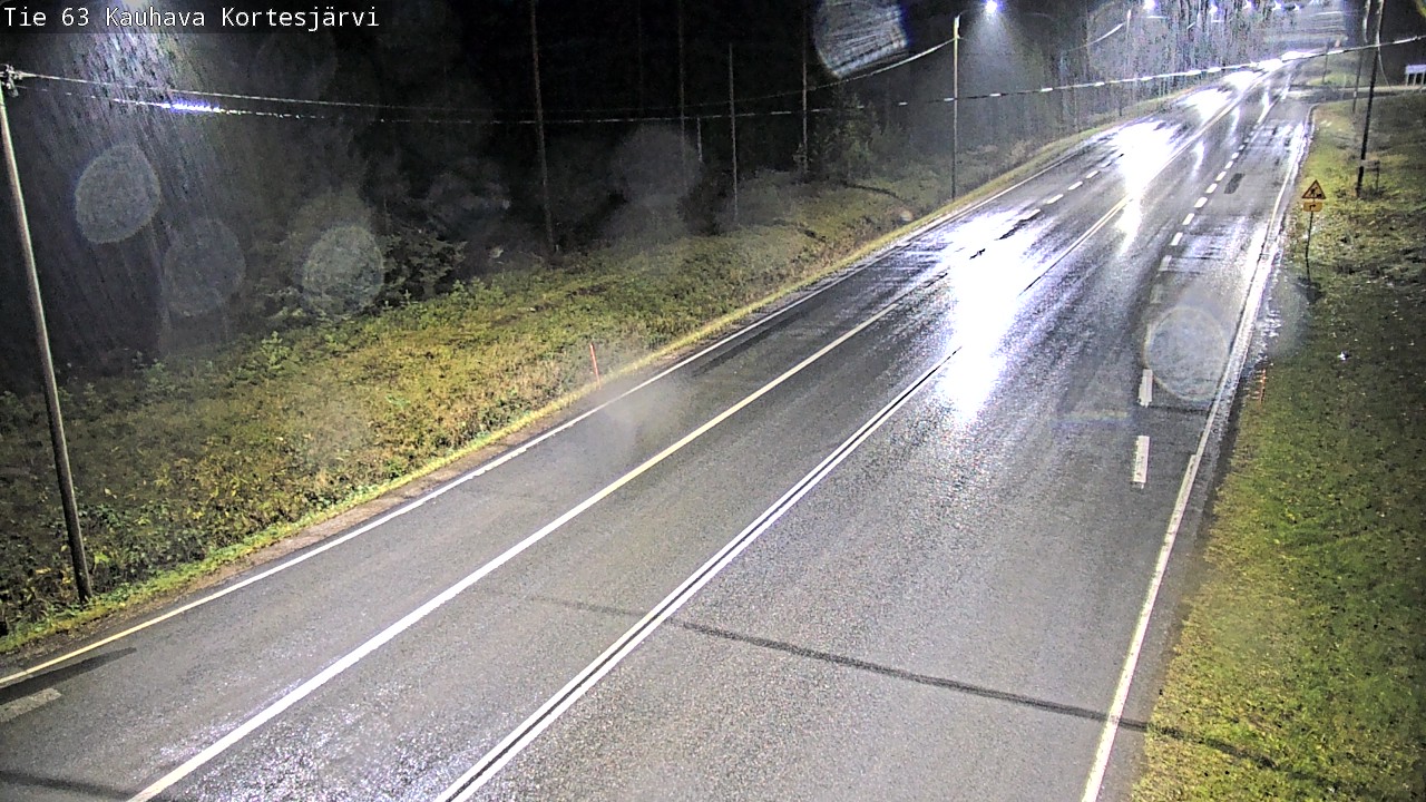 Weather Camera Image Road 63 Kauhava Kortesjärvi, Kauhava, Etelä-Pohjanmaa