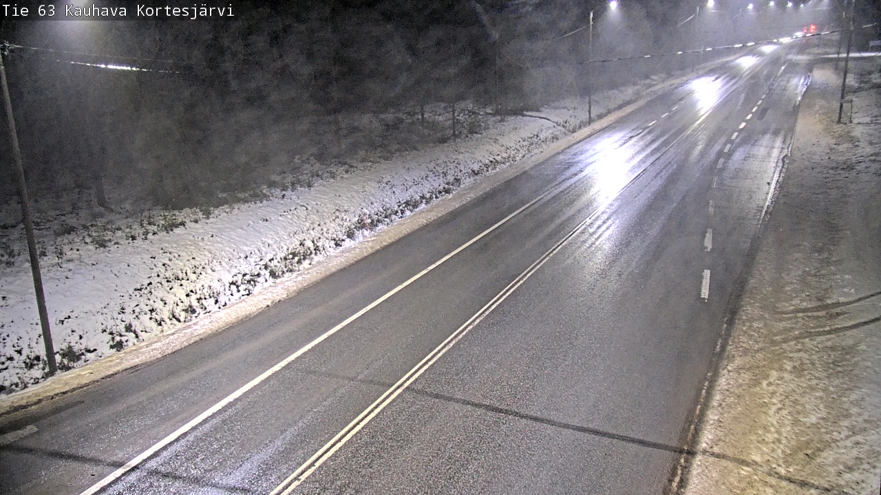 Weather Camera Image Road 63 Kauhava Kortesjärvi, Kauhava, Etelä-Pohjanmaa
