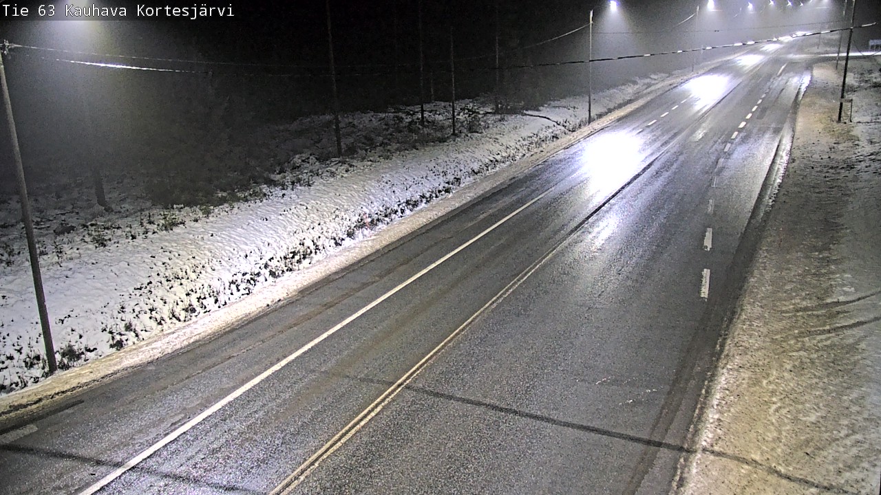 Weather Camera Image Road 63 Kauhava Kortesjärvi, Kauhava, Etelä-Pohjanmaa