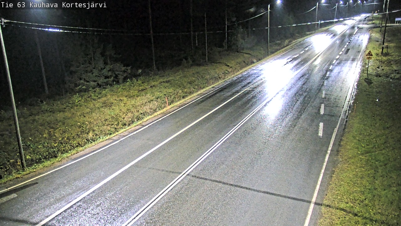 Weather Camera Image Road 63 Kauhava Kortesjärvi, Kauhava, Etelä-Pohjanmaa