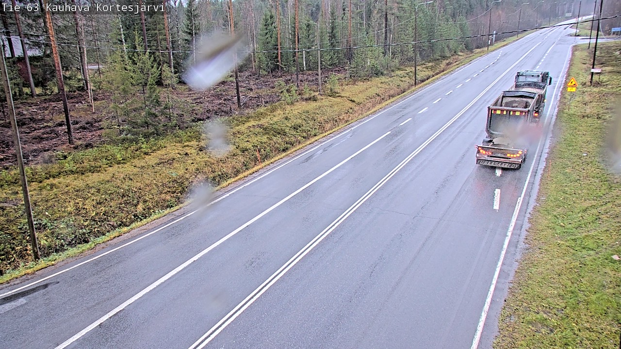 Weather Camera Image Road 63 Kauhava Kortesjärvi, Kauhava, Etelä-Pohjanmaa