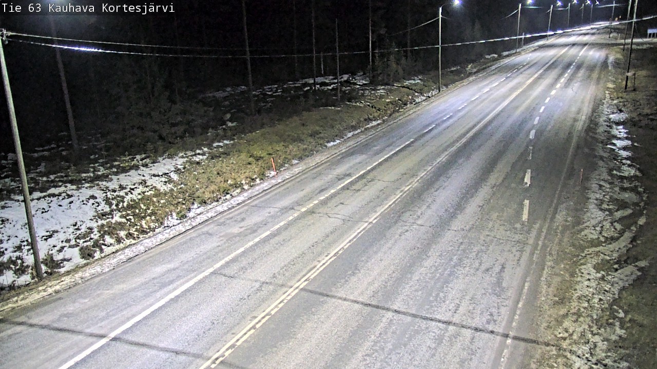 Weather Camera Image Road 63 Kauhava Kortesjärvi, Kauhava, Etelä-Pohjanmaa