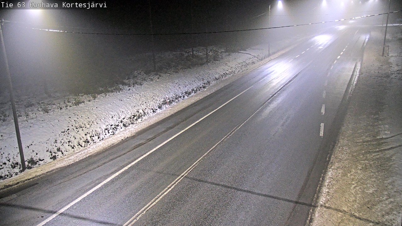 Weather Camera Image Road 63 Kauhava Kortesjärvi, Kauhava, Etelä-Pohjanmaa