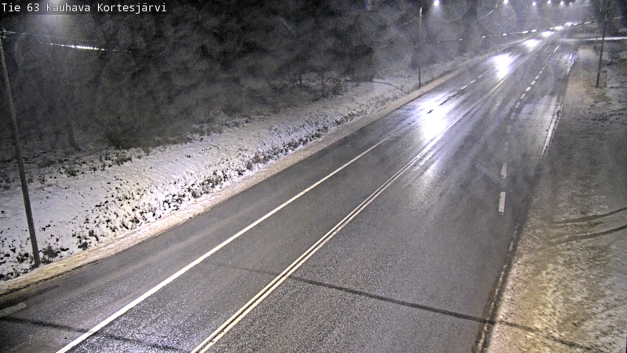 Weather Camera Image Road 63 Kauhava Kortesjärvi, Kauhava, Etelä-Pohjanmaa