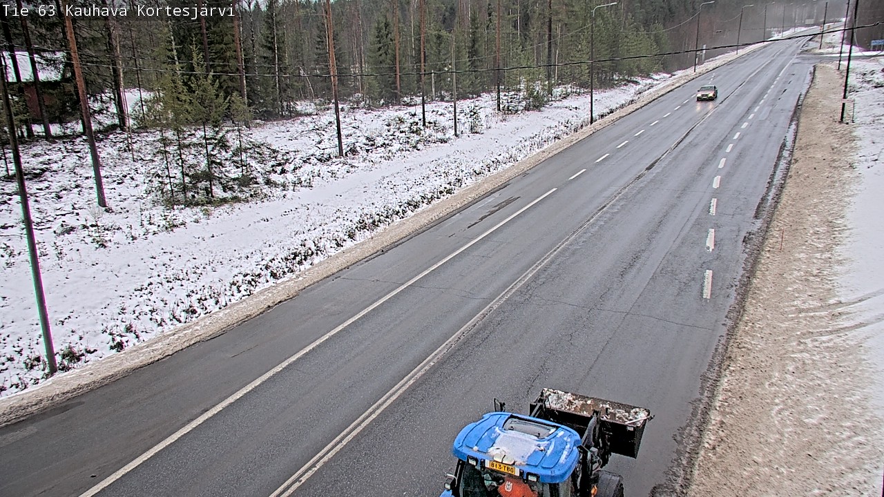 Weather Camera Image Road 63 Kauhava Kortesjärvi, Kauhava, Etelä-Pohjanmaa
