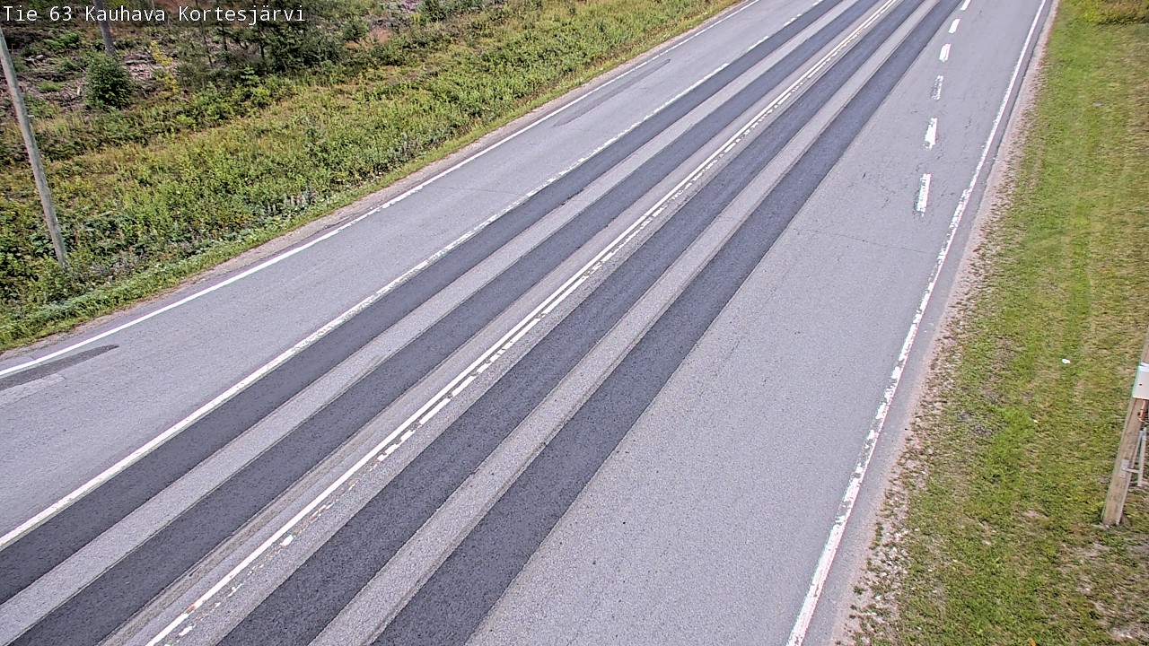 Weather Camera Image Road 63 Kauhava Kortesjärvi, Kauhava, Etelä-Pohjanmaa