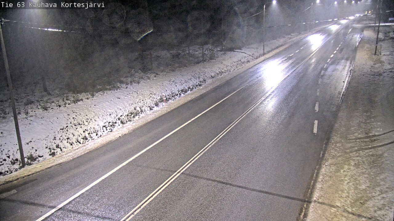 Weather Camera Image Road 63 Kauhava Kortesjärvi, Kauhava, Etelä-Pohjanmaa