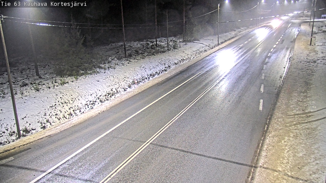 Weather Camera Image Road 63 Kauhava Kortesjärvi, Kauhava, Etelä-Pohjanmaa